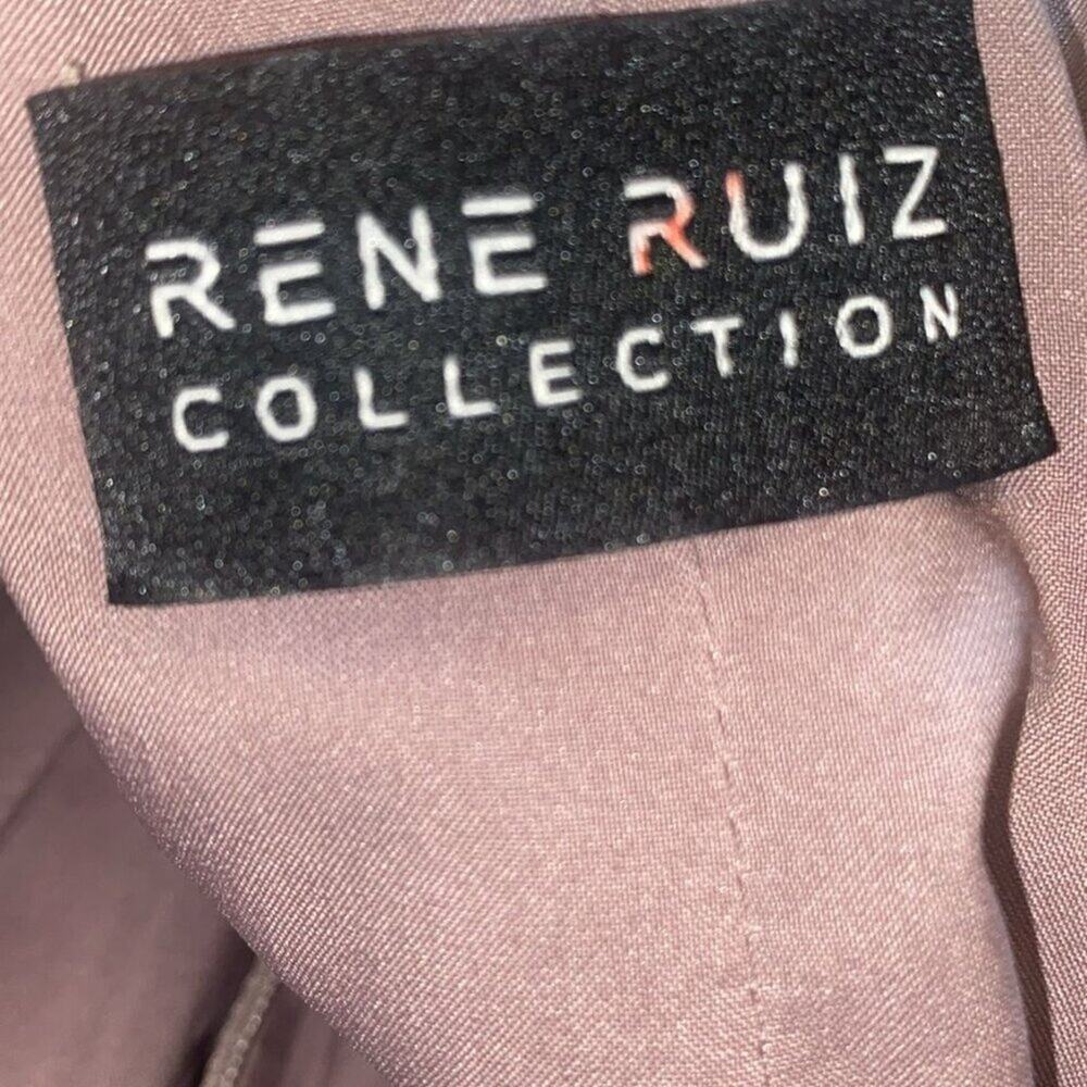 Rene Ruiz Collection ​Ombré Burnout Strapless Gown - Picture 10 of 12